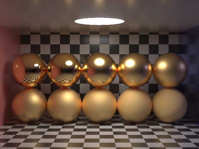 金属でラフネス変化